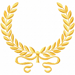 Laurels Embroidery Design 1 Laurels Embroidery Design 1